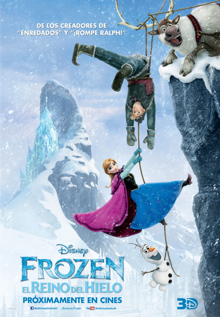Frozen el reino del hielo - cartel final de la película