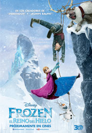 Cartel de Frozen el reino del hielo