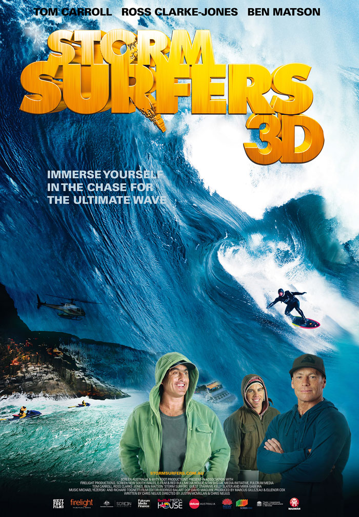 Storm surfers 3D - cartel