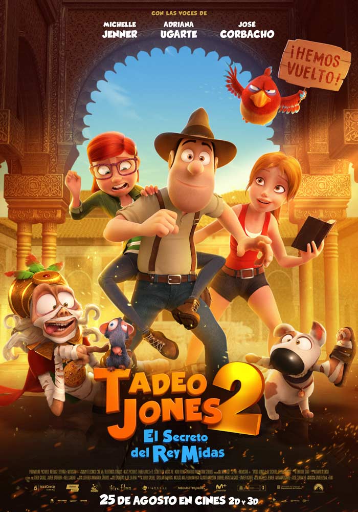 Resultado de imagen para tadeo jones 2 el secreto del rey midas poster