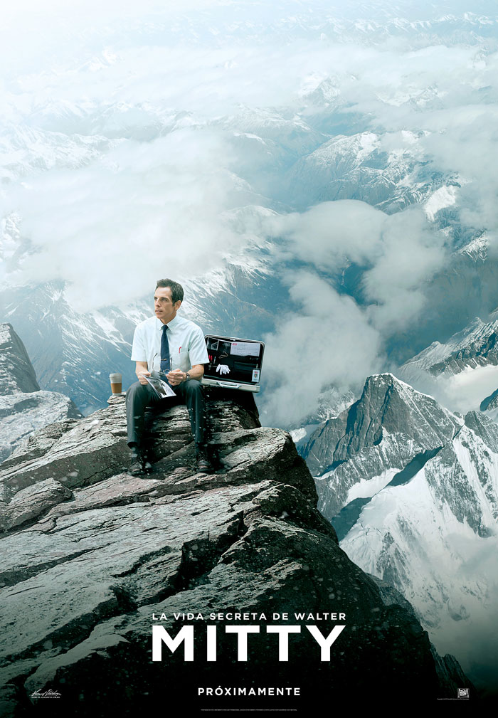 La vida secreta de Walter Mitty - cartel Teaser montaña 2