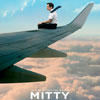 La vida secreta de Walter Mitty cartel reducido Teaser avión