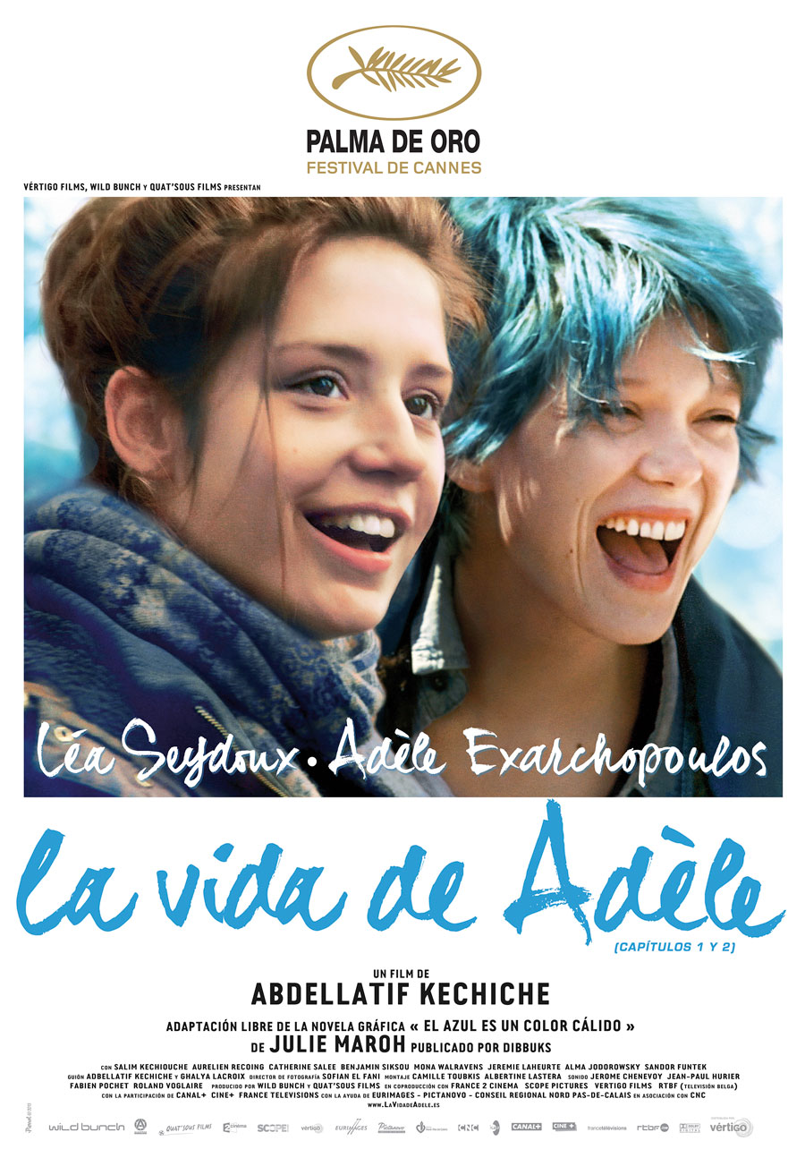 La vida de Adele (La vie d'Adèle), Léa Seydoux, Adèle Exarchopoulos,  Abdellatif Kechiche