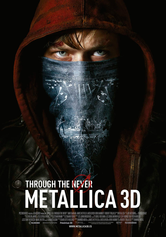 Metallica Through the Never - cartel 3D