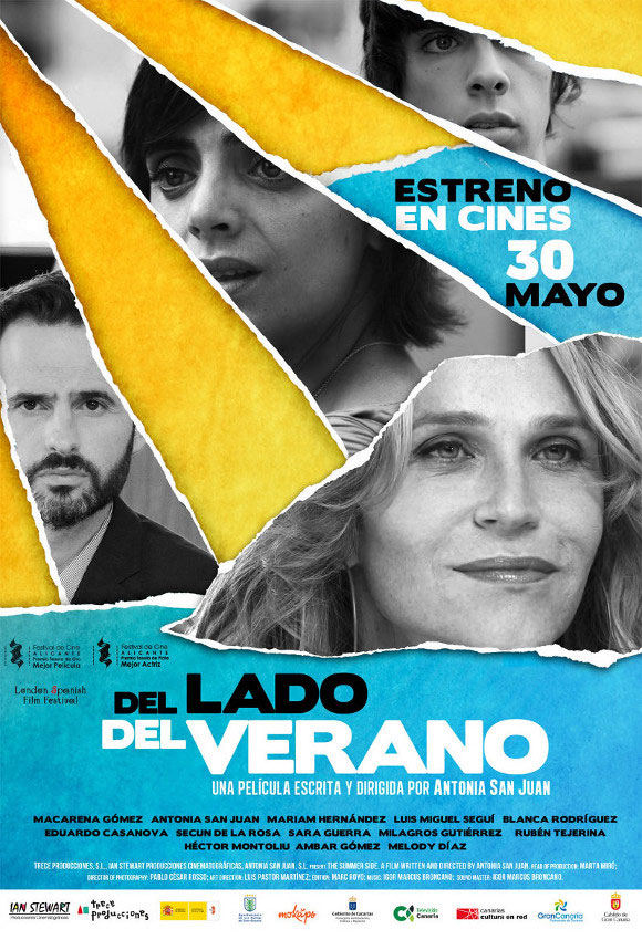 Del lado del verano - cartel