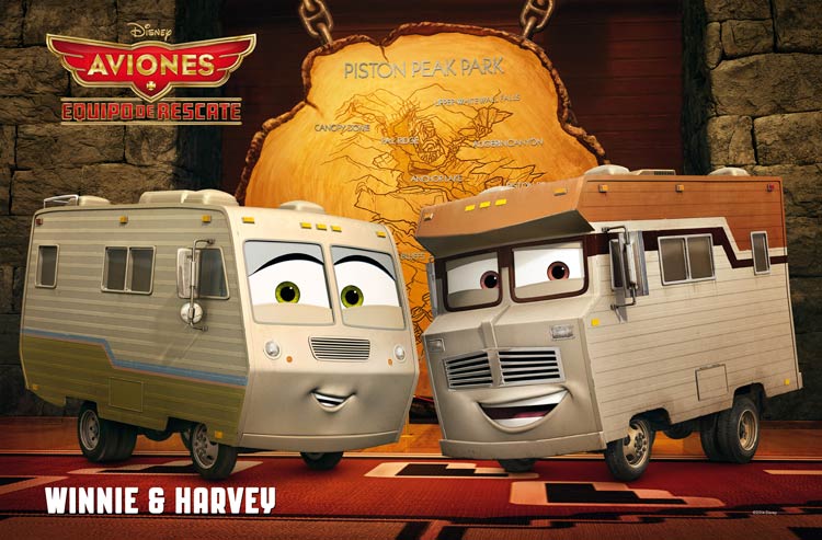 Harvey y Winnie - Aviones: equipo de rescate