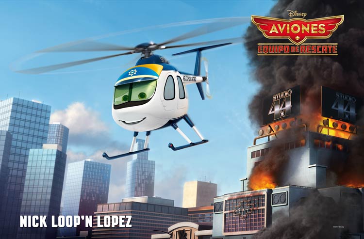 Nick Loop'n López - Aviones: equipo de rescate