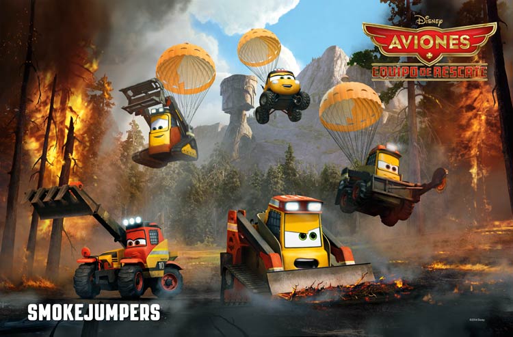 Bomberos Paracaidistas - Aviones: equipo de rescate