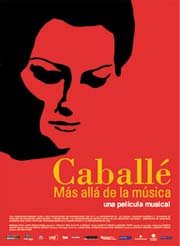 Cartel de Caballé más allá de la música
