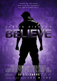 Cartel de Justin Bieber's Believe