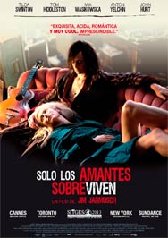 Cartel de Solo los amantes sobreviven