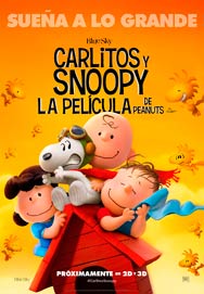 Cartel de Carlitos y Snoopy
