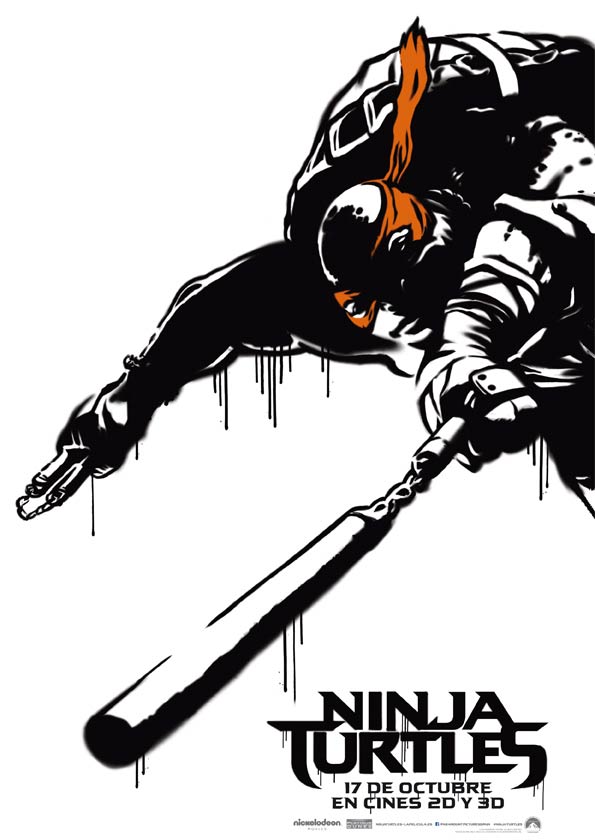 Ninja Turtles - cartel Michelangelo