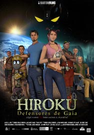 Cartel de Hiroku Defensores de Gaia 