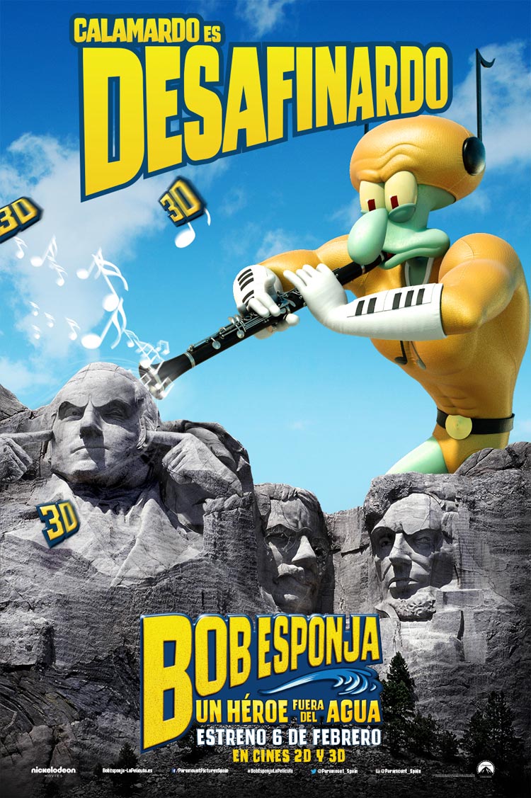 Bob Esponja: Un héroe fuera del agua cartel de la película 7 de 8