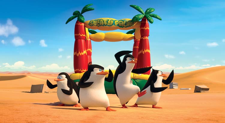 Los pingüinos de Madagascar