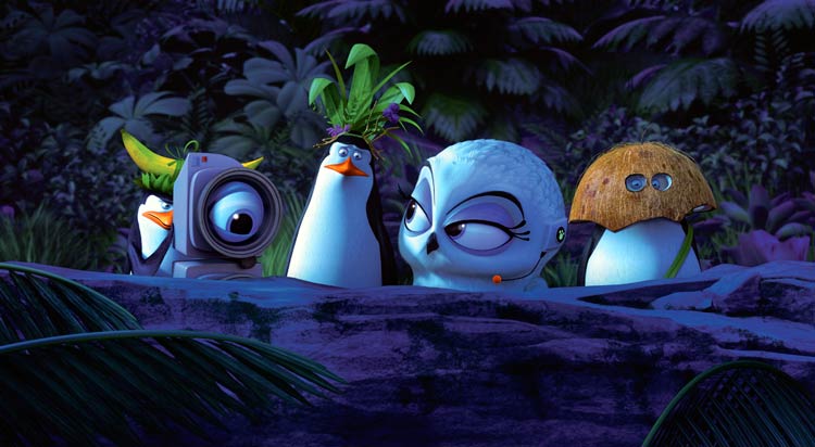 Los pingüinos de Madagascar