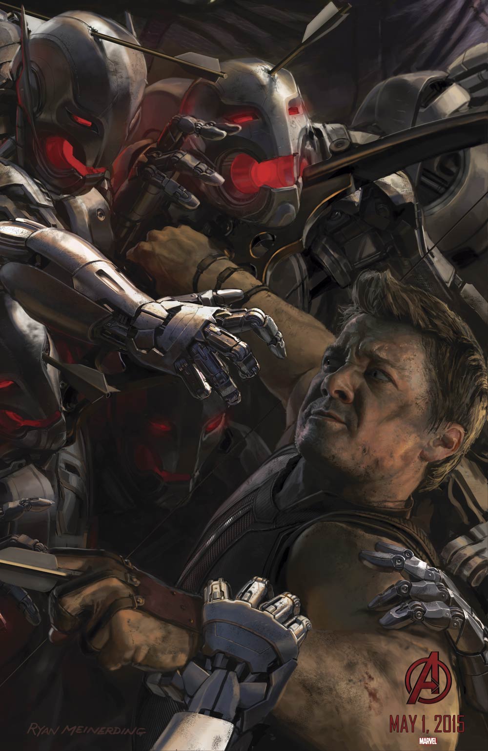 Vengadores: La era de Ultrón - cartel Hawkeye - Concept Art