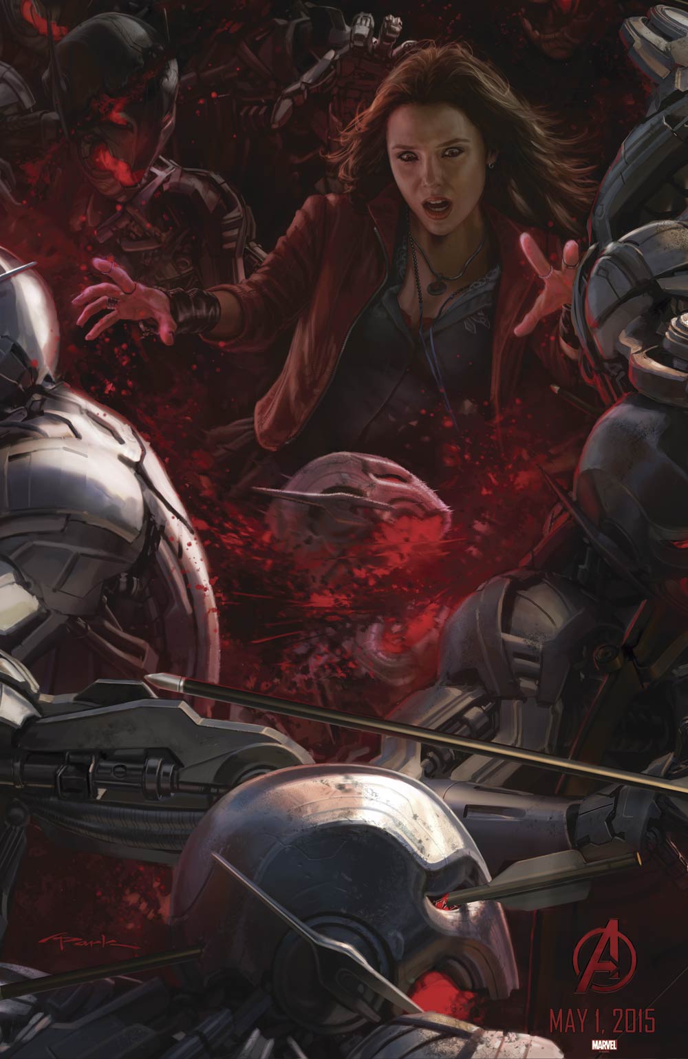 Vengadores: La era de Ultrón - cartel Scarlet Witch - Concept Art