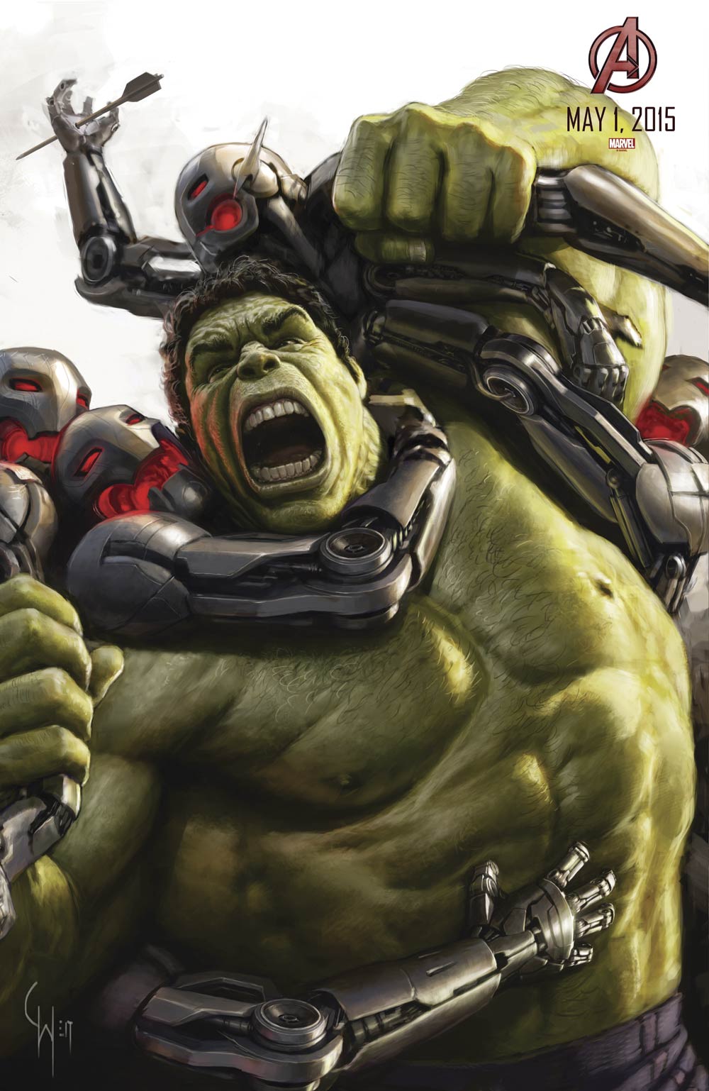 Vengadores: La era de Ultrón - cartel Hulk - Concept Art