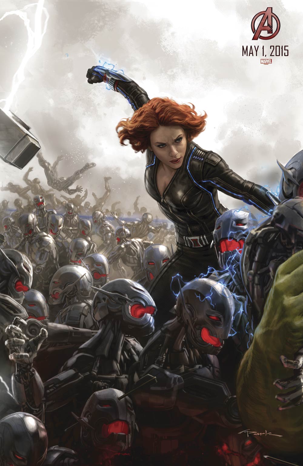 Vengadores: La era de Ultrón - cartel Black Widow - Concept Art