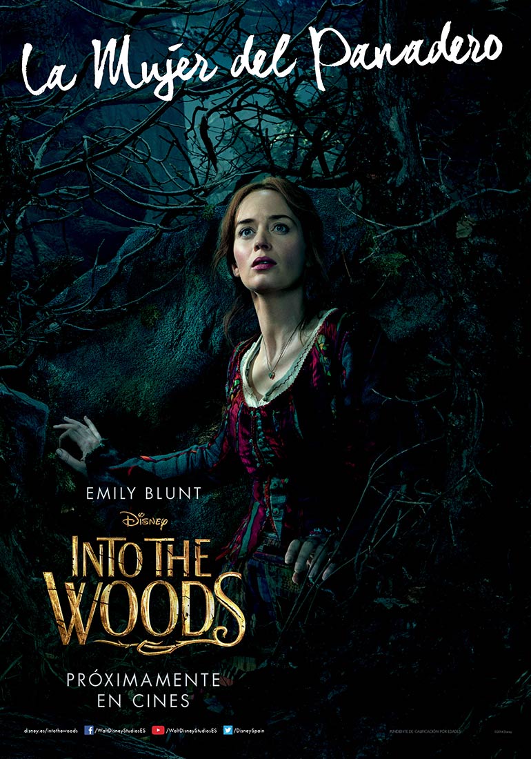 Into the woods - cartel La mujer del panadero