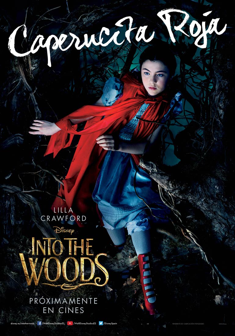 Into the woods - cartel Caperucita roja