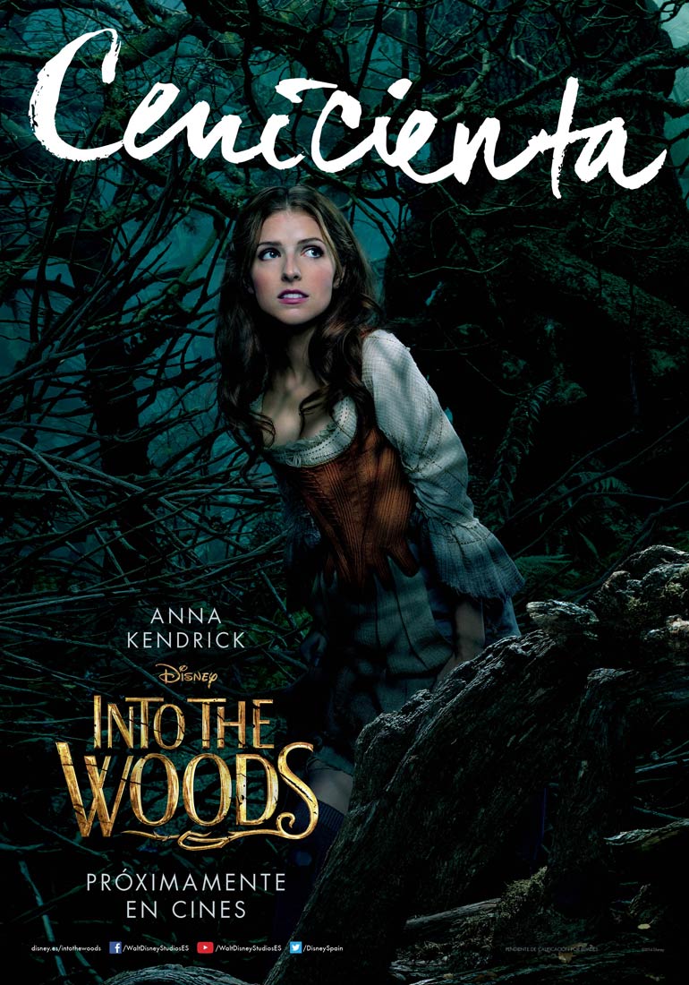 Into the woods - cartel Cenicienta
