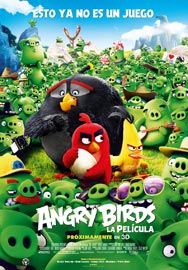 Cartel de Angry birds, la película