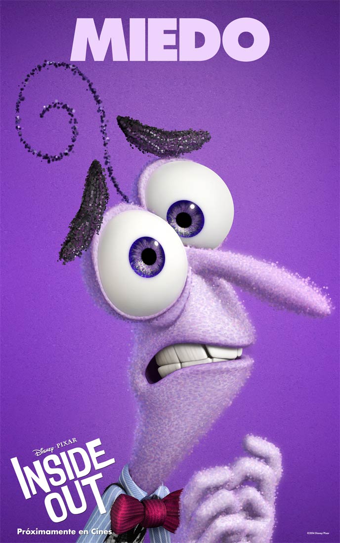 Del revés - cartel Miedo