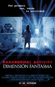 Cartel de Paranormal activity: Dimensión fantasma