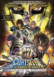 Cartel de Los caballeros del zodiaco, la leyenda del santuario