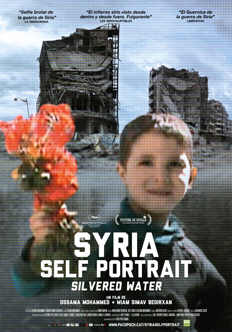 Silvered water, Syria self-portrait - cartel