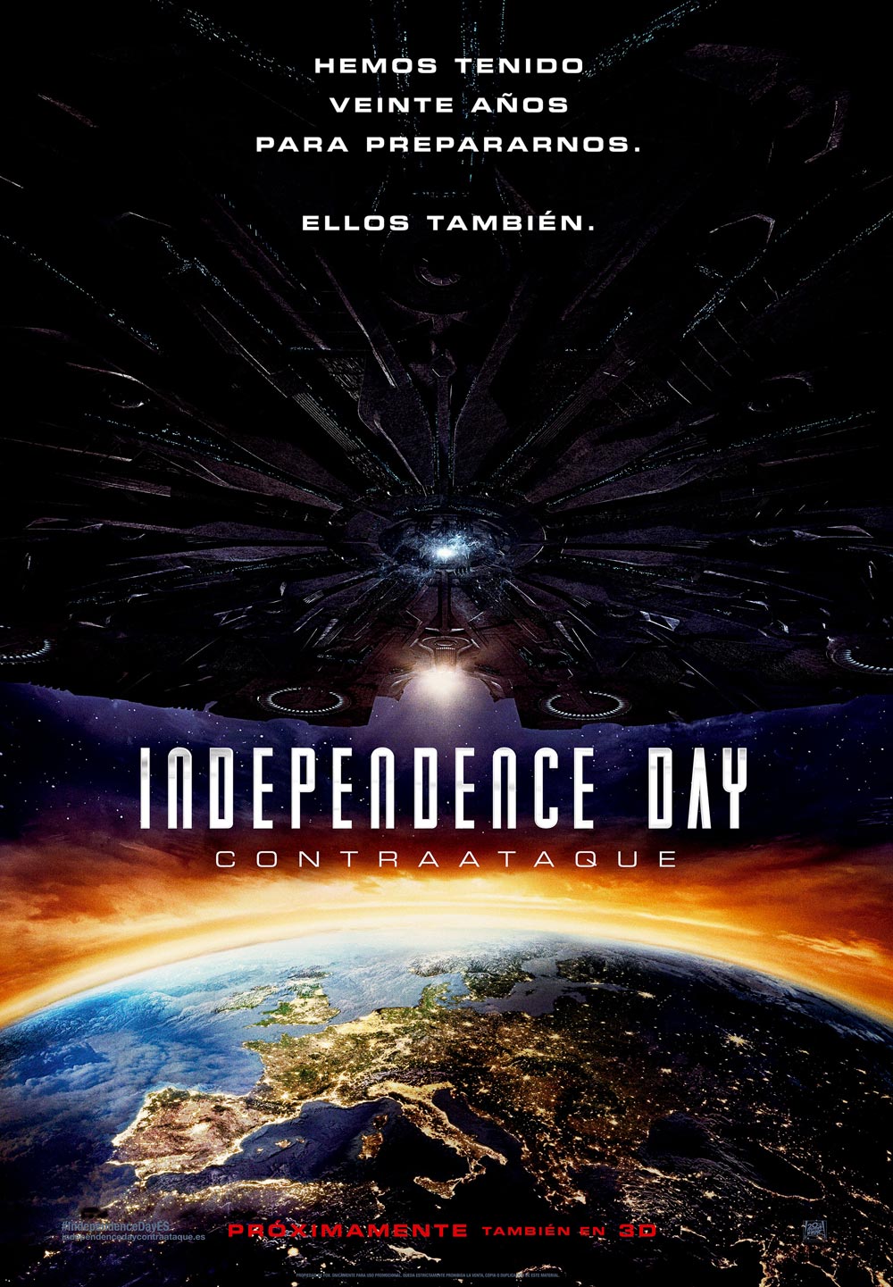 Independence Day Contraataque cartel de la película teaser