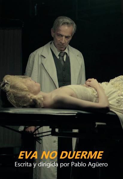 Eva no duerme - cartel