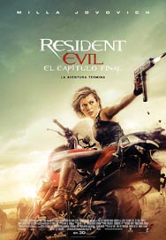 Cartel de Resident Evil: El capítulo final