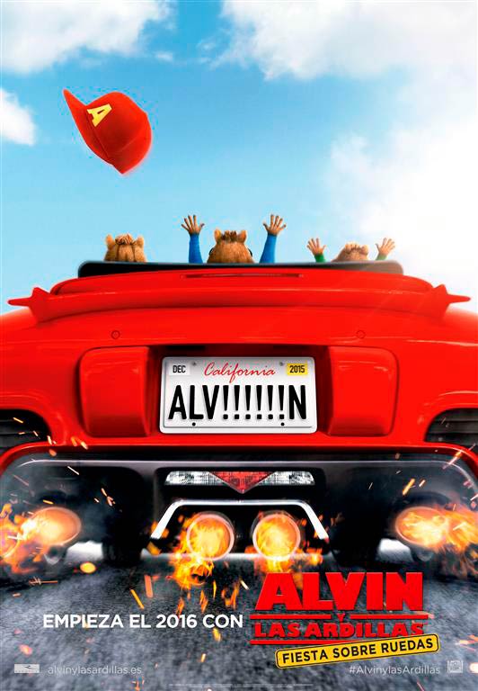Alvin y las ardillas: Fiesta sobre ruedas - cartel
