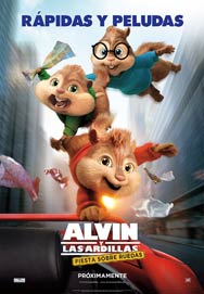 Cartel de Alvin y las ardillas: Fiesta sobre ruedas