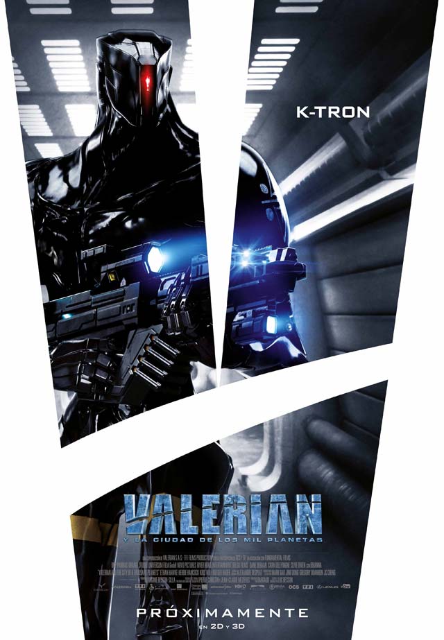 Valerian y la ciudad de los mil planetas - cartel K-Tron