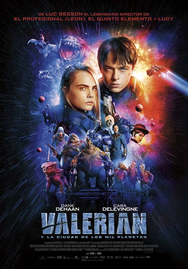 Valerian y la ciudad de los mil planetas - cartel final