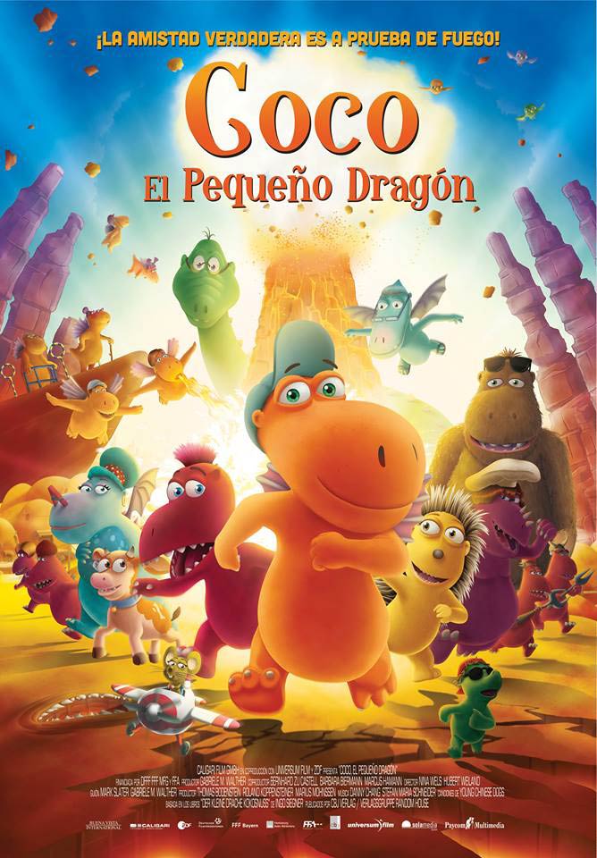 violencia Explícito Conejo Coco, el pequeño dragón cartel de la película