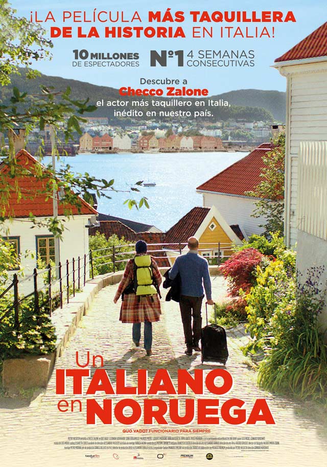 Un italiano en Noruega - cartel