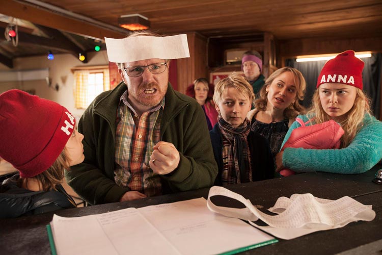 Los Andersson en la nieve