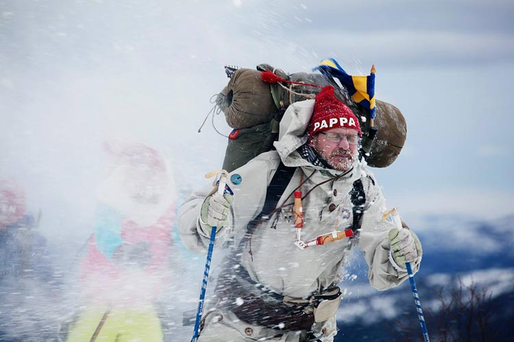 Los Andersson en la nieve