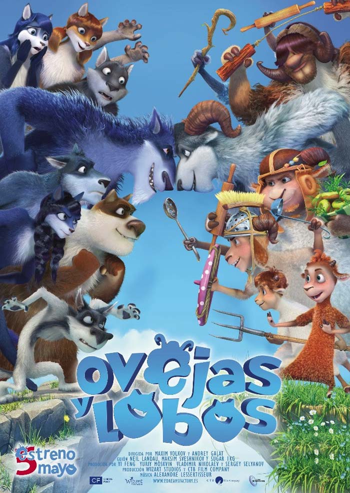 Ovejas y lobos - cartel