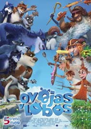 Cartel de Ovejas y lobos