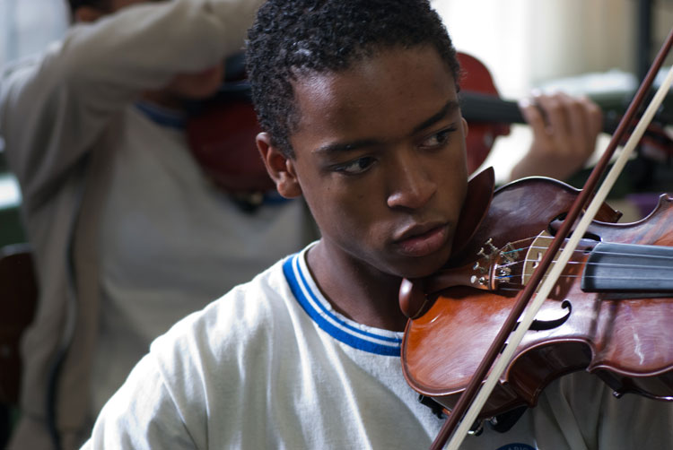 El profesor de violín