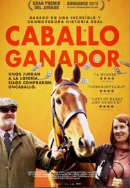 Cartel de Caballo ganador