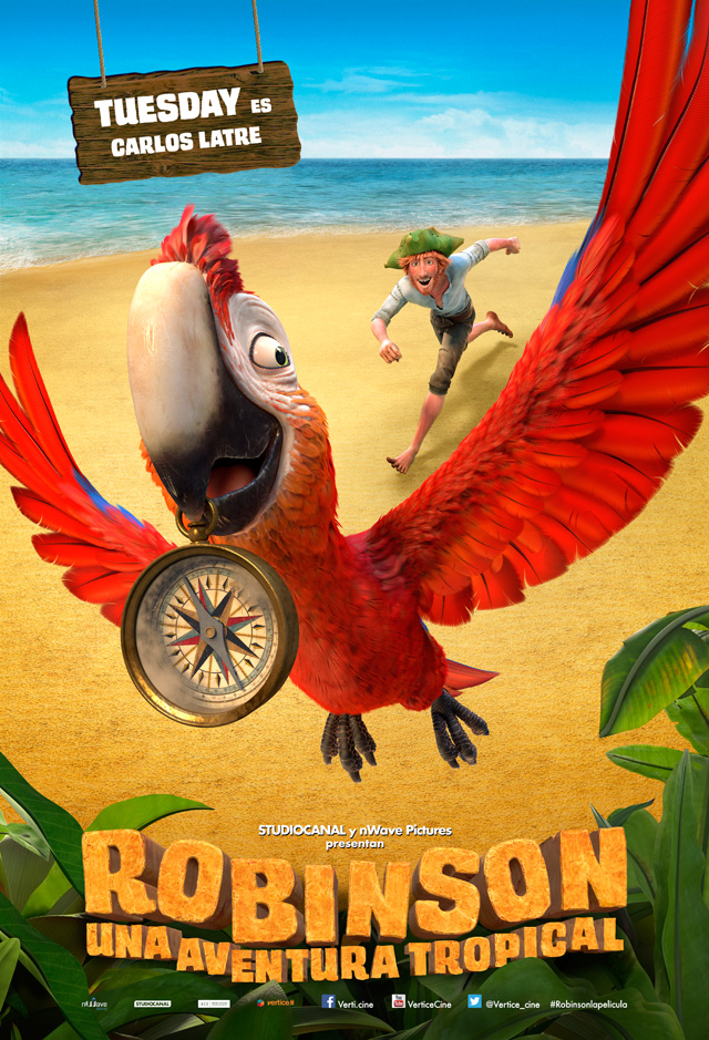 Robinson. Una aventura tropical - cartel Tuesday