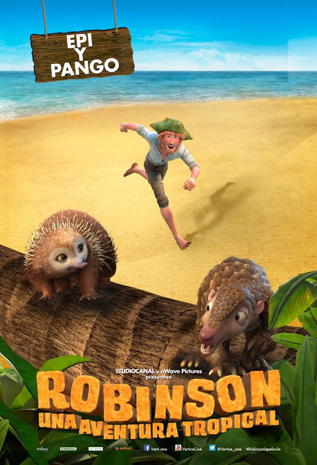Robinson. Una aventura tropical - cartel Epi y Pango